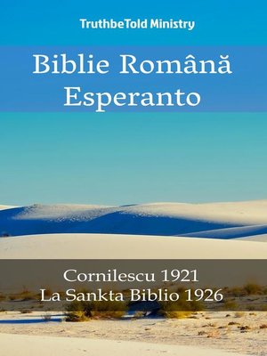 cover image of Biblie Română Esperanto